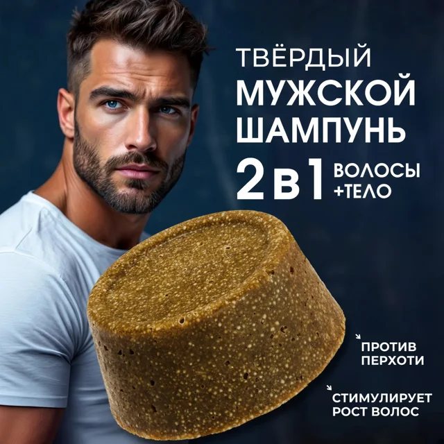 Карточка: Твёрдый шампунь