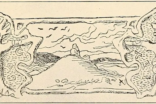 Чернобог на иллюстрации из «Мифологии всех народов», 1918 год