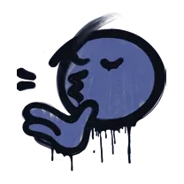 Полицейский синий