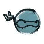 Пластиковый синий