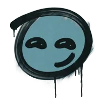 Пластиковый синий