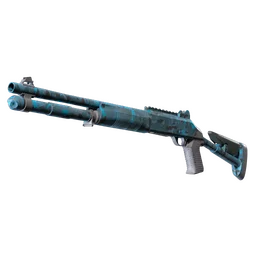 XM1014 | Смешанный синий камуфляж