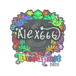 alex666 (голографическая) | Будапешт-2025