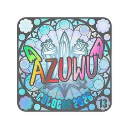 AZUWU (голографическая, итоговая) | Кёльн-2026