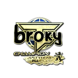 broky (золотая, чемпион) | Антверпен-2022