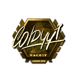 COLDYY1 (золотая) | Лондон-2018