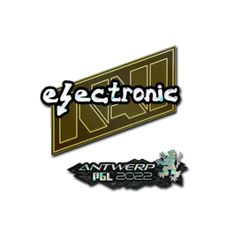 electronic (с блёстками) | Антверпен-2022