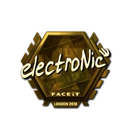 electronic (золотая) | Лондон-2018