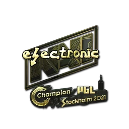 electroNic (золотая) | Стокгольм-2021