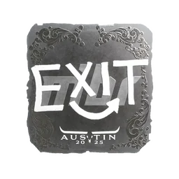 exit (металлическая) | Остин-2025