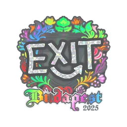 exit (голографическая) | Будапешт-2025