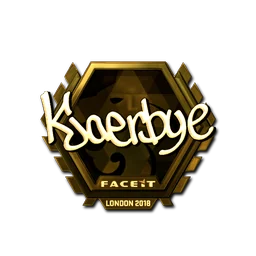 Kjaerbye (золотая) | Лондон-2018
