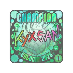 kyxsan (голографическая, итоговая) | Кёльн-2026