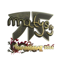 MATYS (золотая) | Шанхай-2024