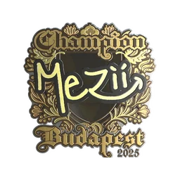 mezii (золотая, чемпион) | Будапешт-2025