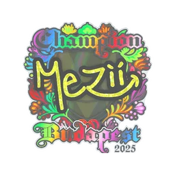mezii (голографическая, чемпион) | Будапешт-2025