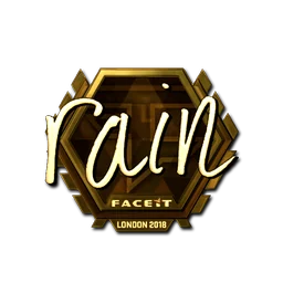 rain (золотая) | Лондон-2018