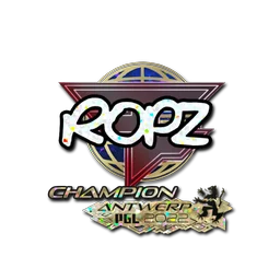 ropz (с блёстками, чемпион) | Антверпен-2022