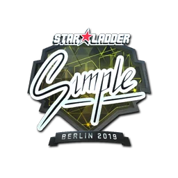 s1mple (металлическая) | Берлин-2019