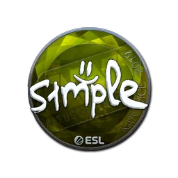 s1mple (металлическая) | Катовице-2019