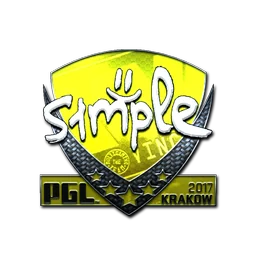 s1mple (металлическая) | Краков-2017