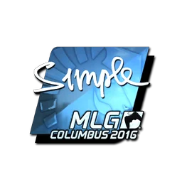 s1mple (металлическая) | Колумбус-2016