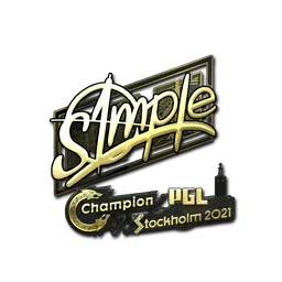 s1mple (золотая) | Стокгольм-2021