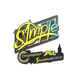 s1mple (голографическая) | Стокгольм-2021