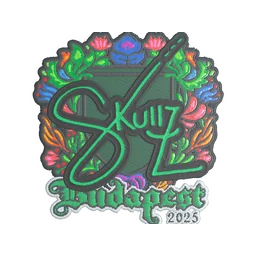 skullz (вышитая) | Будапешт-2025