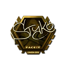STYKO (золотая) | Лондон-2018