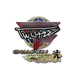 Twistzz (с блёстками, чемпион) | Антверпен-2022