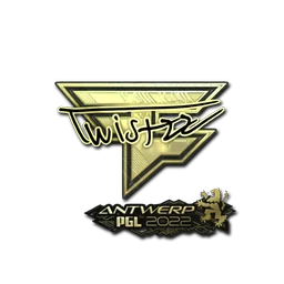 Twistzz (золотая) | Антверпен-2022
