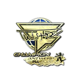Twistzz (золотая, чемпион) | Антверпен-2022