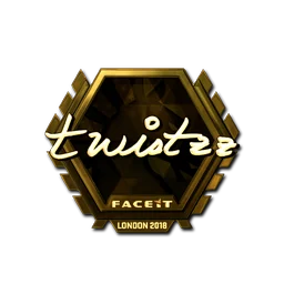 Twistzz (золотая) | Лондон-2018