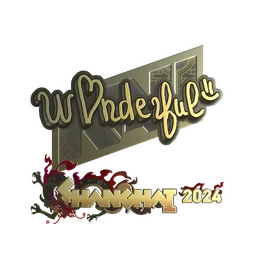 w0nderful (золотая) | Шанхай-2024