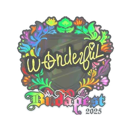 w0nderful (голографическая) | Будапешт-2025