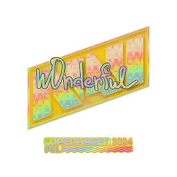 w0nderful (голографическая) | Копенгаген-2024