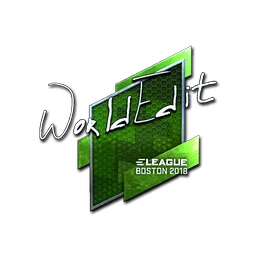 WorldEdit (металлическая) | Бостон-2018
