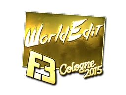 WorldEdit (золотая) | Кёльн-2015