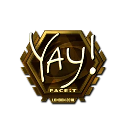 yay (золотая) | Лондон-2018