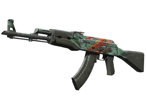 AK-47 | Аквамариновая месть — поношенное, закалённое в боях