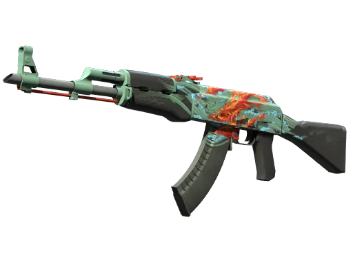 AK-47 | Аквамариновая месть — прямо с завода, немного поношенное