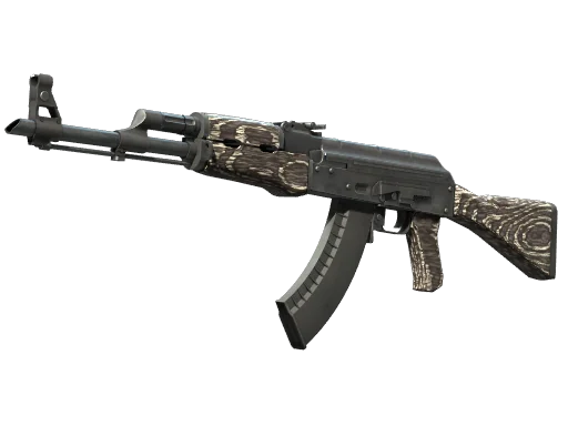 AK-47 | Черный глянец — прямо с завода, немного поношенное