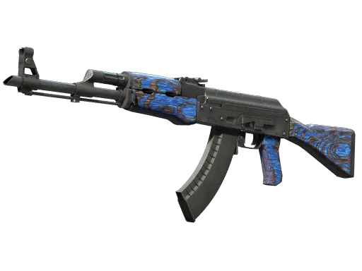 AK-47 | Синий глянец — прямо с завода, немного поношенное
