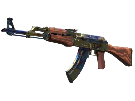 AK-47 | Поверхностная закалка — прямо с завода, немного поношенное