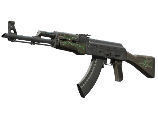 AK-47 | Изумрудные завитки — поношенное, закалённое в боях