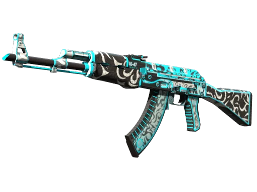 AK-47 | Снежный вихрь — прямо с завода, немного поношенное