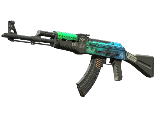 AK-47 | Ледяной уголь — поношенное, закалённое в боях