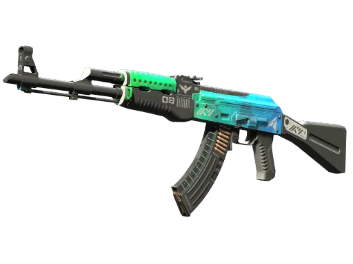 AK-47 | Ледяной уголь — прямо с завода, немного поношенное