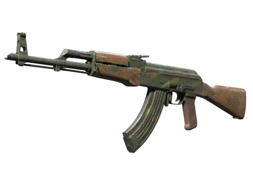 AK-47 | Цвет джунглей — поношенное, закалённое в боях